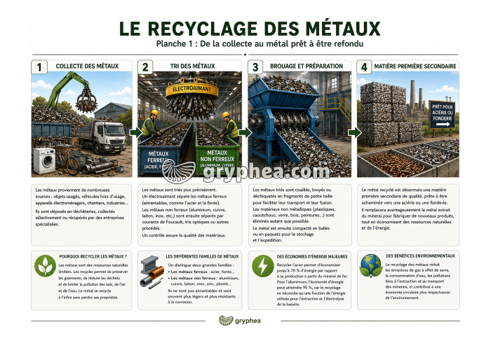 Le recyclage des métaux - partie 1 - gryphea.org